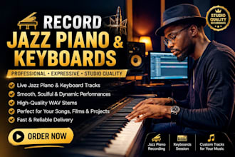 record jazz piano and keyboards