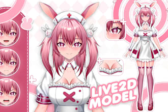 design rigging live2d anime vtuber model prprlive  live2d cubism vtube studio