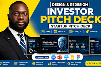 design healthcare pitch deck ai startup deck and fundraising pitch deck design