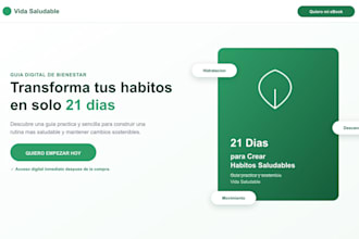 diseñaré una landing page de ventas de alta conversión