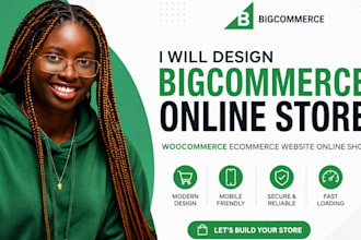 design bigcommerce online store woocommerce ecommerce website online shop
