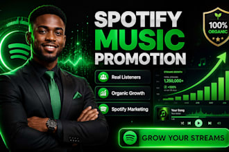 promote your spotify music for organic streams and real listeners