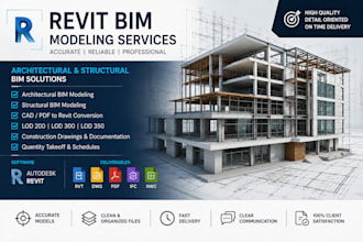 create architectural and structural bim models in revit