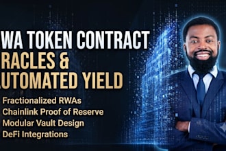 build dynamic rwa smart contracts with chainlink oracles and yield distribution