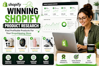 research profitable shopify products to sell
