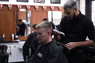 design compelling barbershop artisan website
