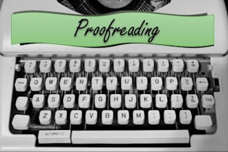 proofread your fiction manuscript