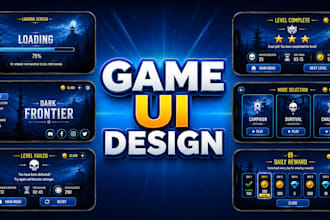 design professional game UI and UX