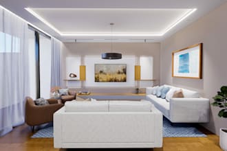 design a modern living room interior