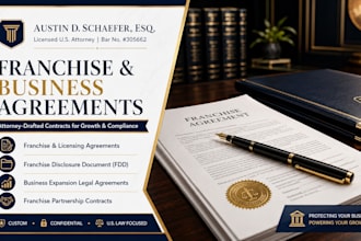 draft custom franchise partnership contracts