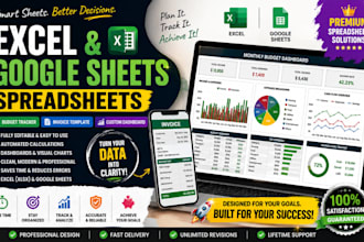 design editable excel spreadsheet, google sheets budget tracker invoice template