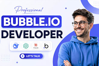 develop bubble io web app bubble expert bubble developer bubble io app redesign