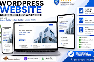 create responsive wordpress website with beaver builder zion builder avada theme