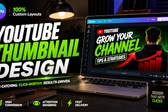 design catchy youtube thumbnails using canva