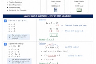 tutor maths and english up to igcse level