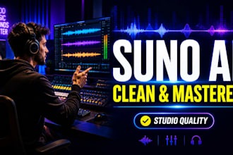 recreate remake suno ai generated song cleaning and mastering fix suno ai glitch