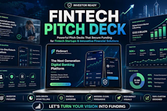 design saas fintech pitch deck startup investor presentation PPT presentation
