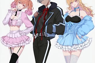 draw you into one piece anime character