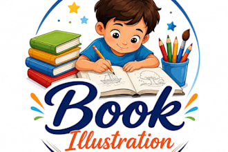 draw professional book illustrations for all ages