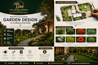 design a custom landscape and garden layout for your home