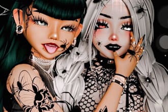 do custom full body rigged 3d vrchat avatar, vrchat outfit and toggle, rigging