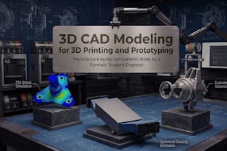 design solidworks 3d cad models for 3d printing and prototyping
