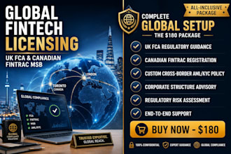handle UK fca, canadian fintrac and international msb registration