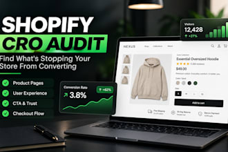 audit your shopify store and optimize it to increase conversions