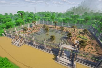build custom minecraft structures, houses, and server lobby