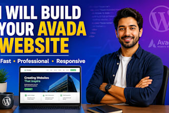 design, build and customize your wordpress website with avada