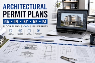 do architect permit plan in georgia, indiana, kentucky, nebraska, pennsylvania