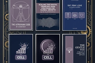 design a premium, print ready book cover and ebook cover