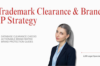 do a trademark clearance search and brand ip strategy report