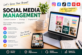 be your professional social medial management and content creation