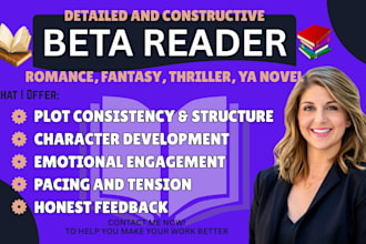 beta read romance beta reader fantasy beta reader thriller beta reader your book