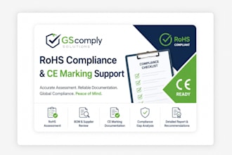 provide rohs compliance support and ce marking documentation