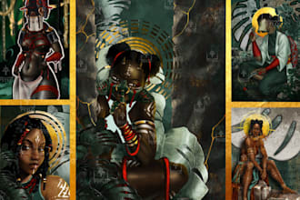 immortalize your character in my signature art style