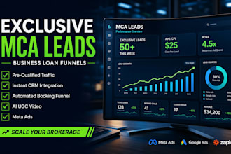 mca lead generation business loan marketing via meta ads google ads campaign