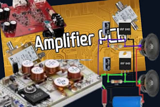 design audio pcb, amplifier circuits, fritzing, smart audio hardware and rf pcb