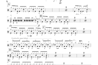 help u copy,redo or make percussion part by using musescore