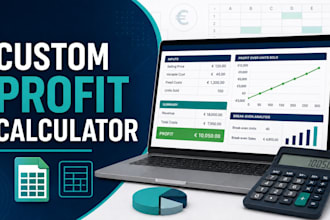 build a custom excel profit and pricing calculator