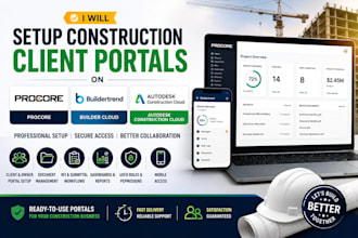 setup construction client portals on procore cloud builder autodesk construction