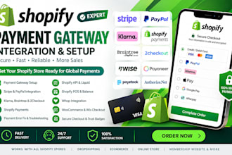 fix shopify payment error, stripe paypal and checkout setup