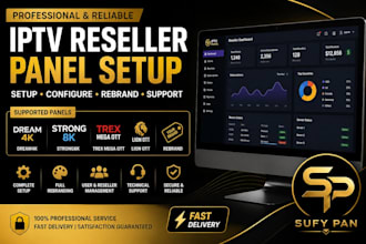 setup reseller panel with dream4k, strong8k, trex mega ott, lion ott and rebrand