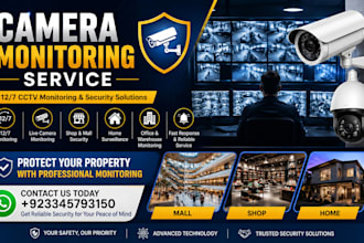 provide  cctv camera monitoring service