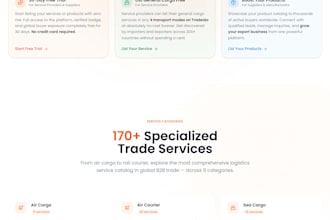 build a professional next js react website for your business