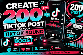 post 500 video on tiktok for you sound tiktok marketing tiktok music tiktok ads