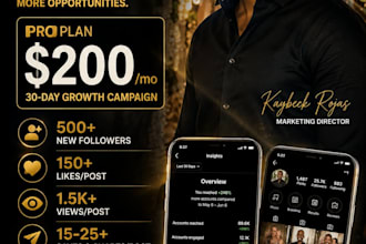 be your social media marketing consultant and growth strategist