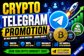 do crypto telegram promotion