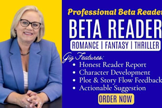 beta read alpha reader romance beta reader fantasy thriller novel beta reader